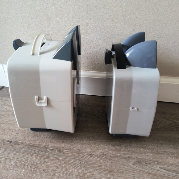 Pet Simulator Storage Container With Carry Handle Dalmation Grey Cat Lot Of 2 - Picture 4 of 8